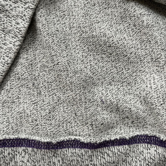 Wicked Sz M Authentic Pullover Hooded Sweatshirt Gray Purple Kangaroo Pocket - Picture 10 of 11